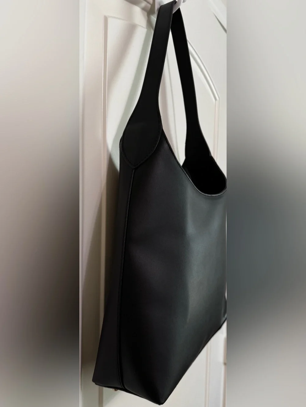 Divina Firenze Black Shoulder Hobo Bag Made in Italy